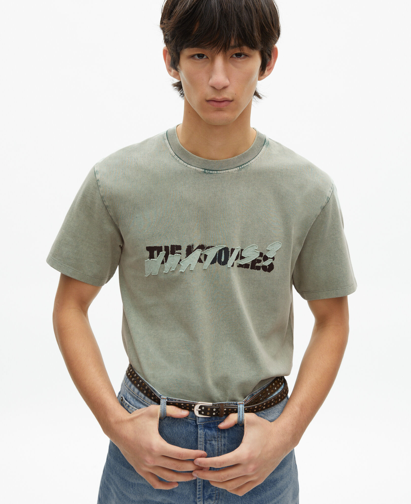 The Kooples HOMBRE BLUE/GREEN ¿qué es la camiseta verde?