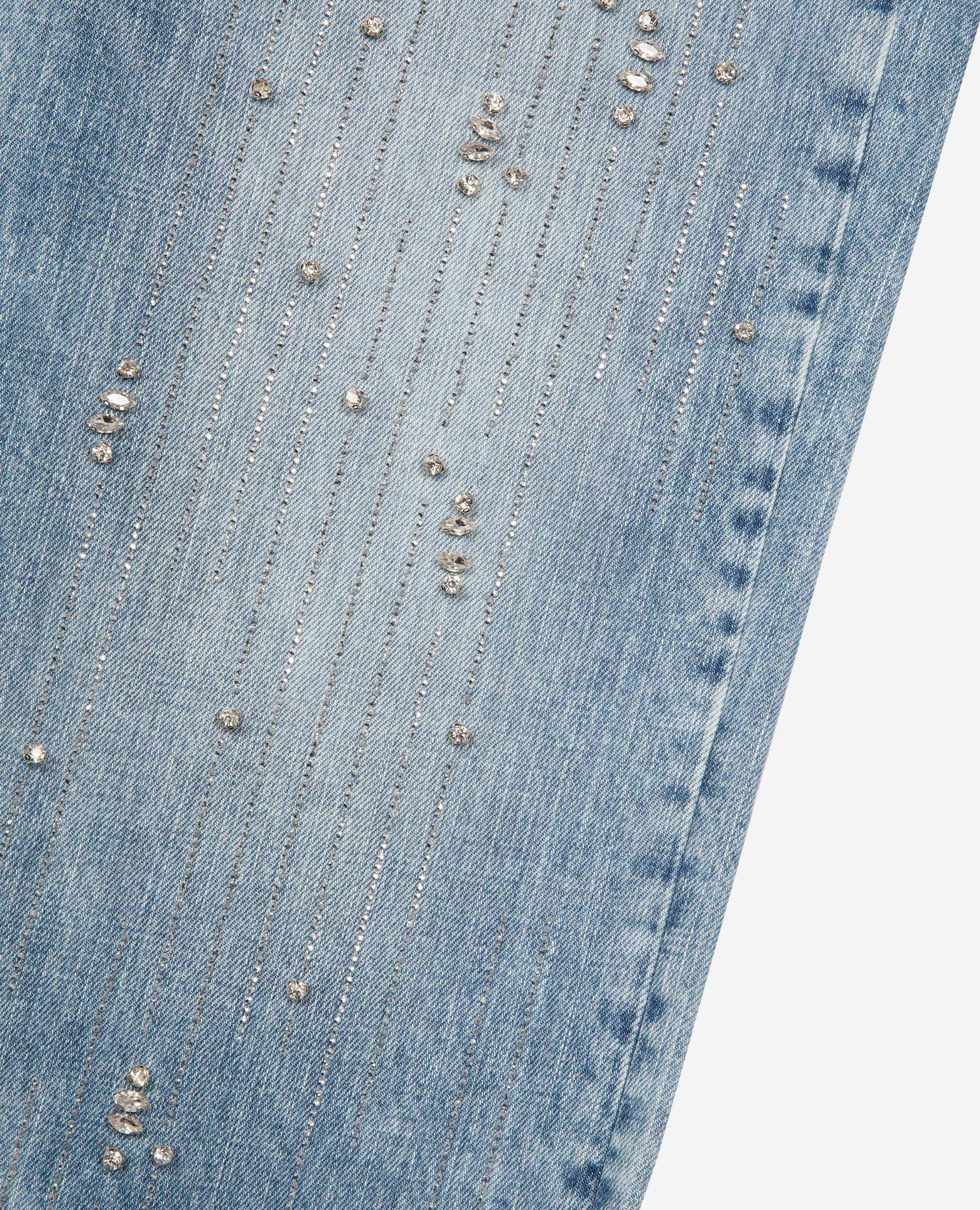 Jean large avec strass bleu clair, BABY BLUE, hi-res image number null