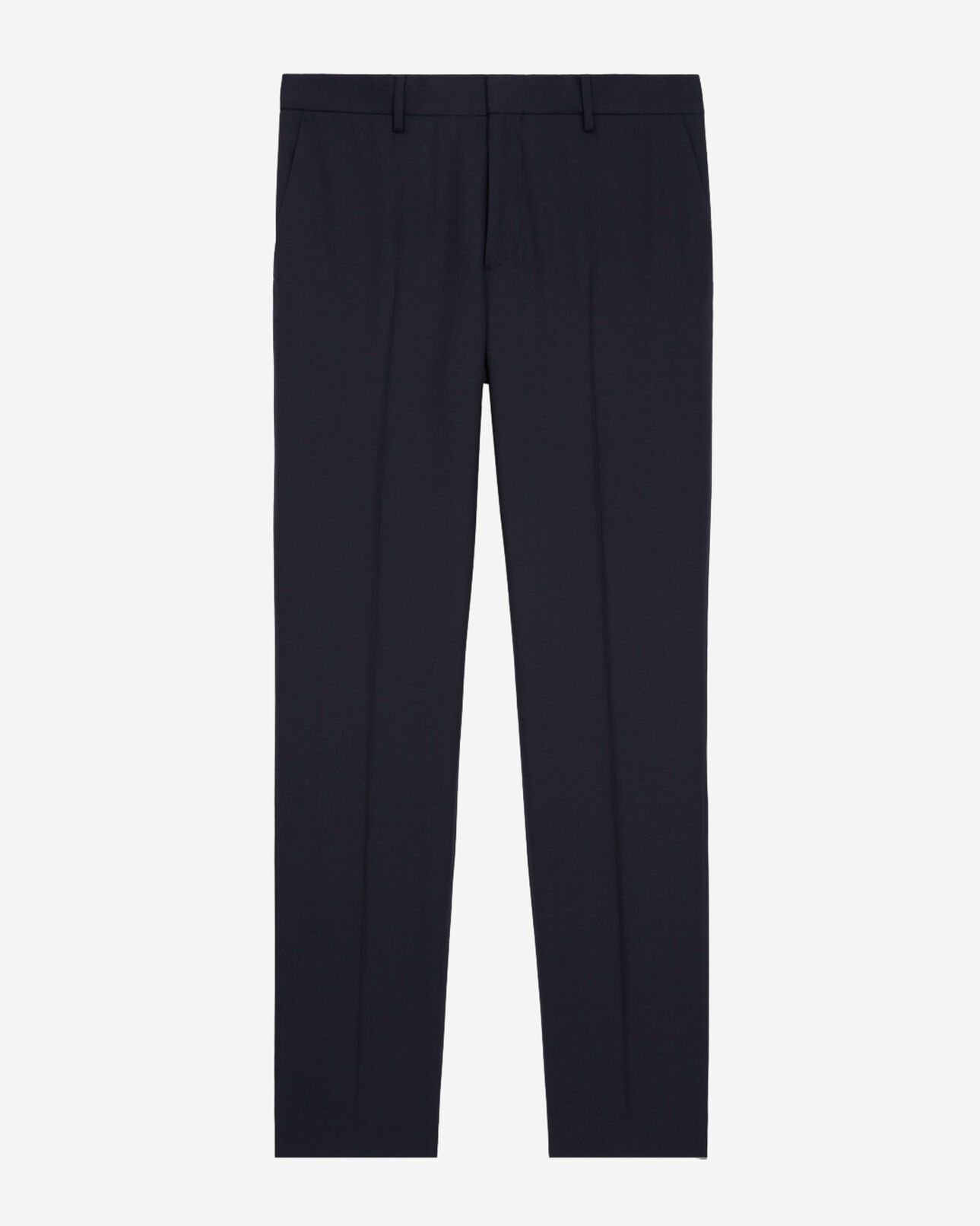 The Kooples HOMBRE DARK NAVY pantalones de traje de lana azul de corte entallado