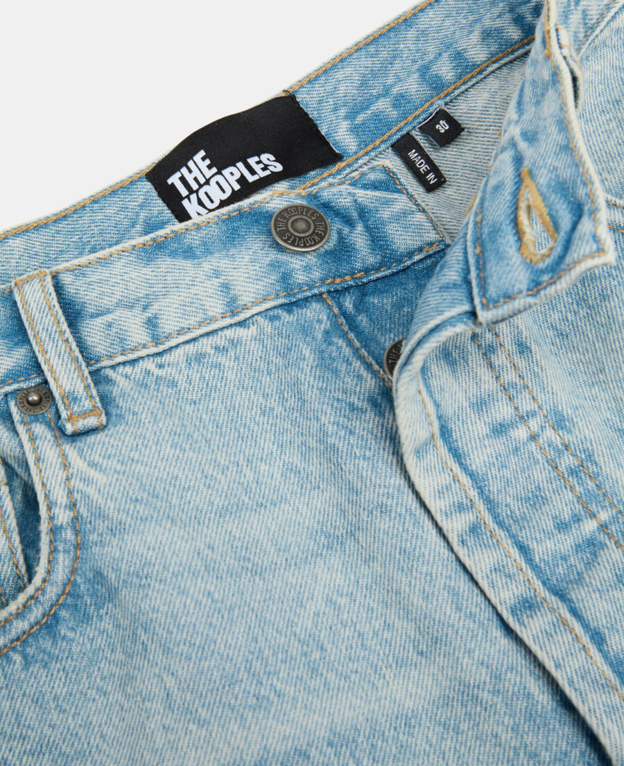 The Kooples MEN BLUE/GREEN straight blue jeans