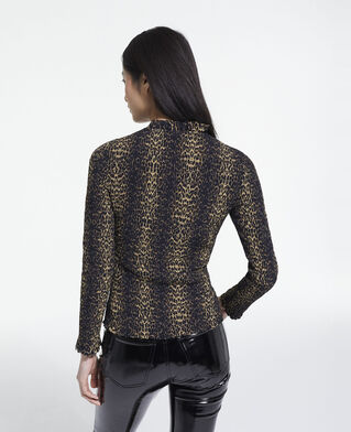 The Kooples FEMME LEOPARD top léopard