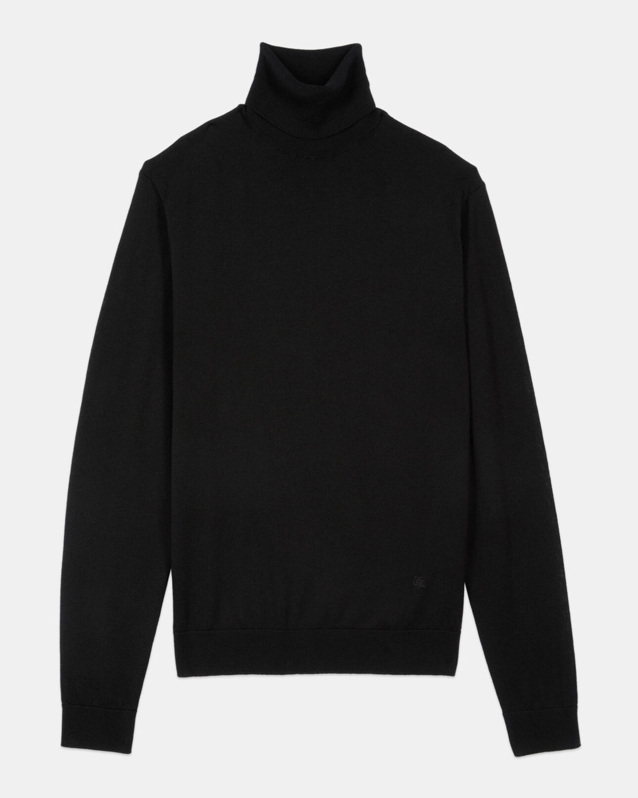 The Kooples HERREN BLACK schwarzer wollpullover