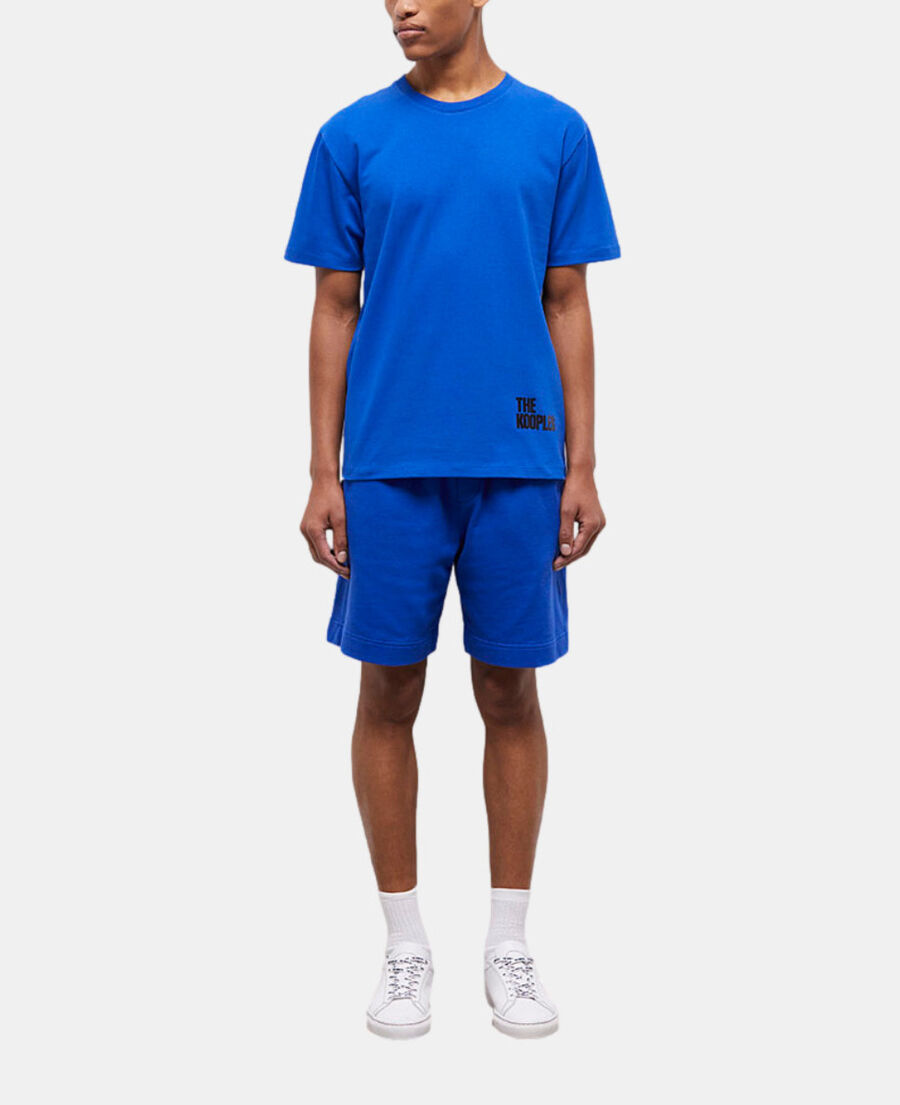 t-shirt homme logo the kooples bleu