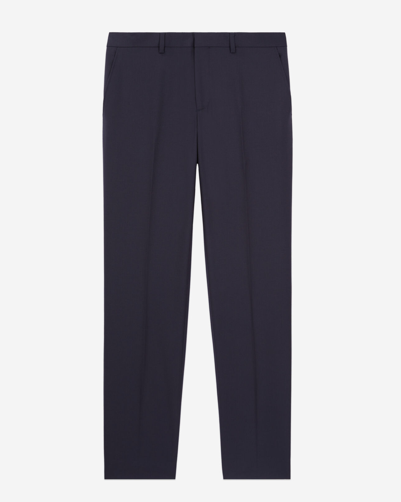 The Kooples HOMME NAVY pantalon de costume bleu marine en laine