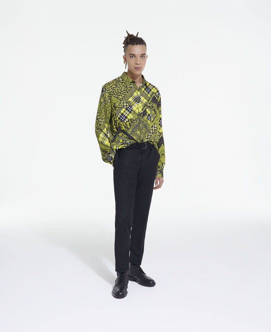 chemise col classique imprimée