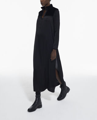 The Kooples WOMEN BLACK long black dress