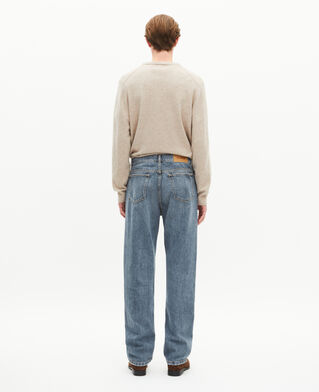 The Kooples HERREN BLUE blaugraue straight jeans