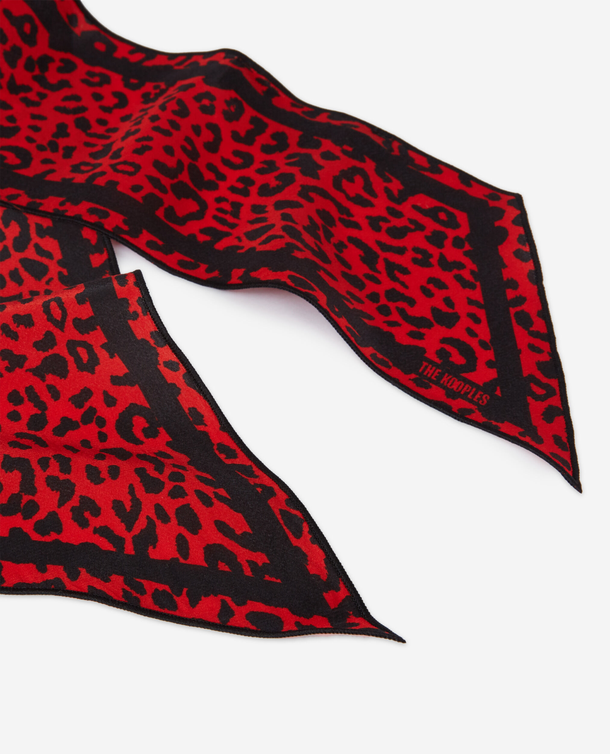 Foulard léopard rouge, RED / BLACK, hi-res image number null