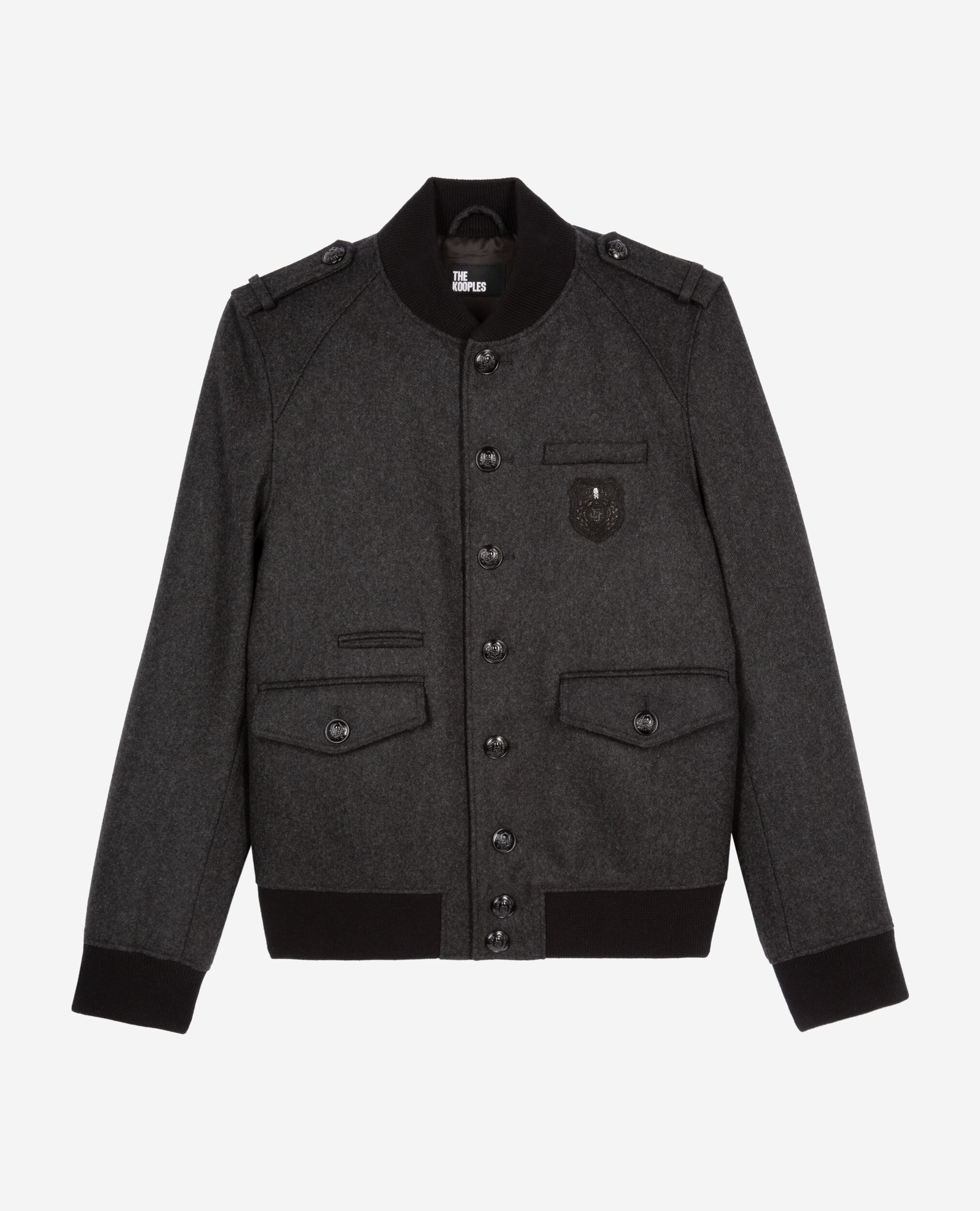Gray teddy jacket