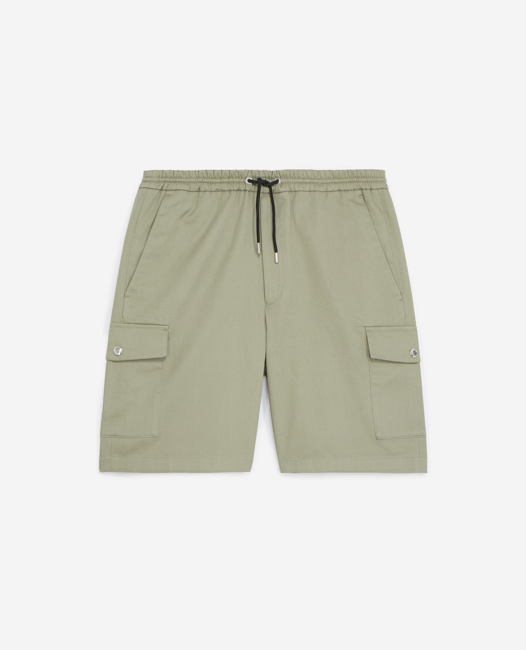 Khaki shorts hot sale with zipper pockets