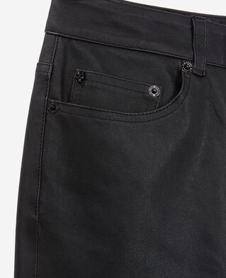 The Kooples F BLACK black leather skinny trousers