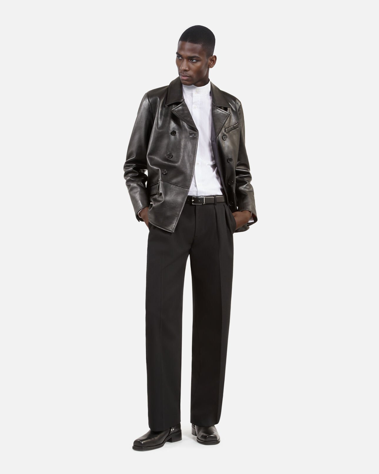 The Kooples HOMBRE BLACK chaqueta de cuero negra