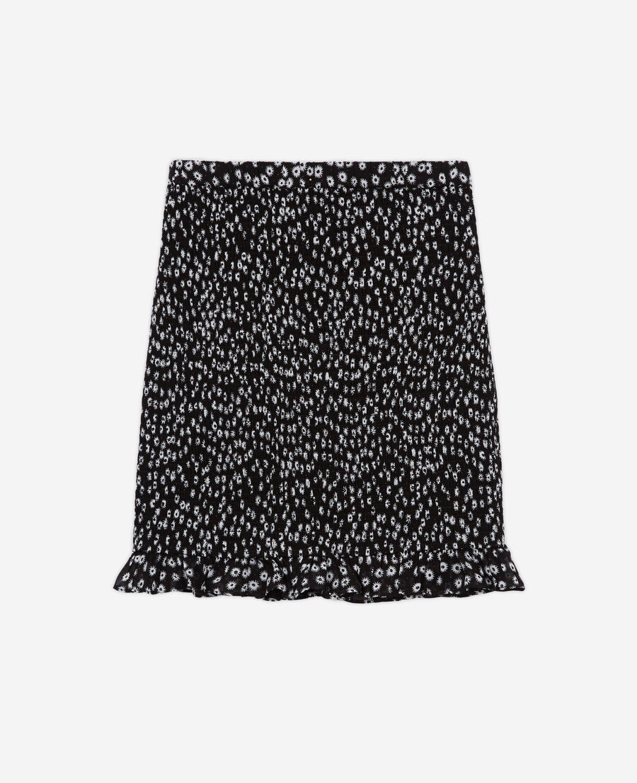 short printed skirt