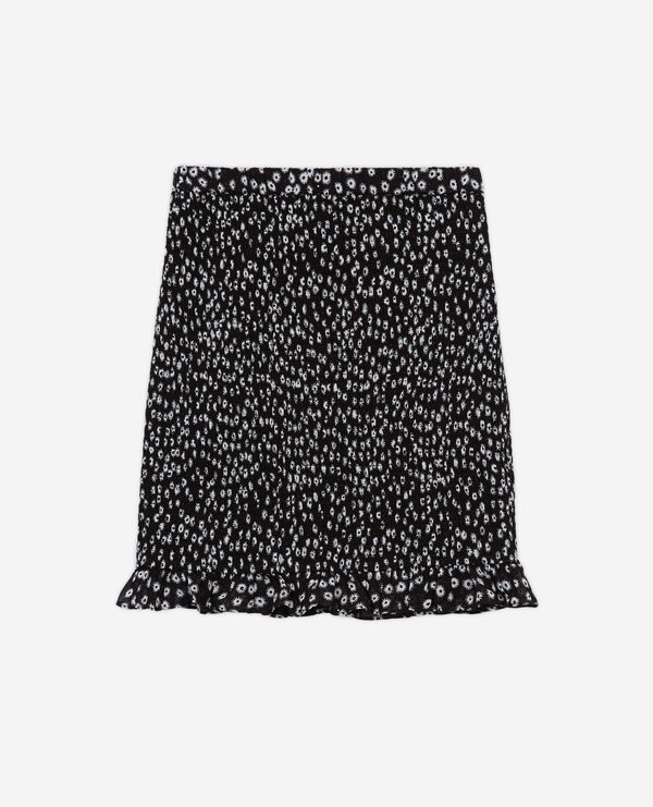 short printed skirt