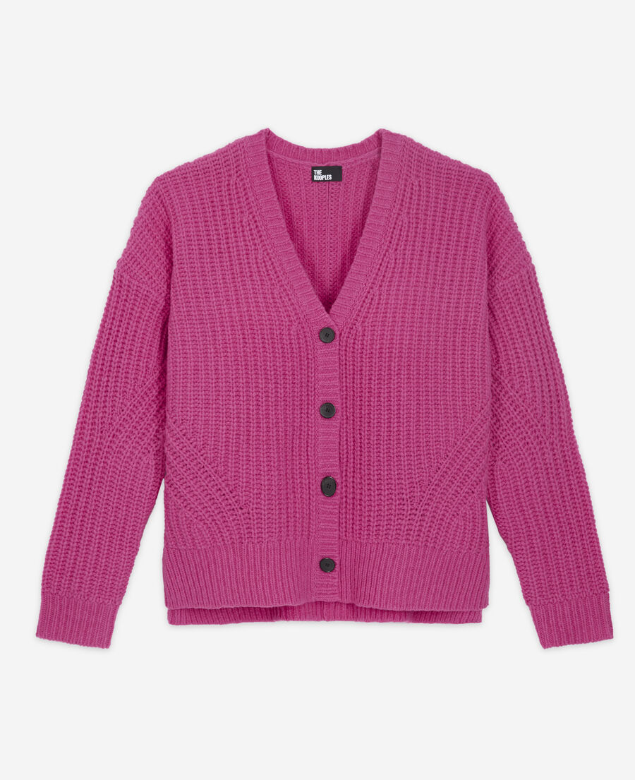 pink cardigan