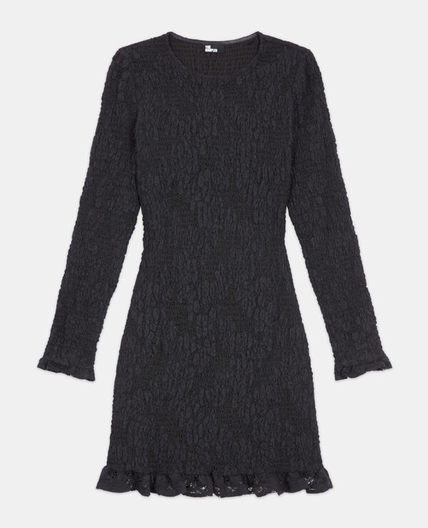 short black lace dress