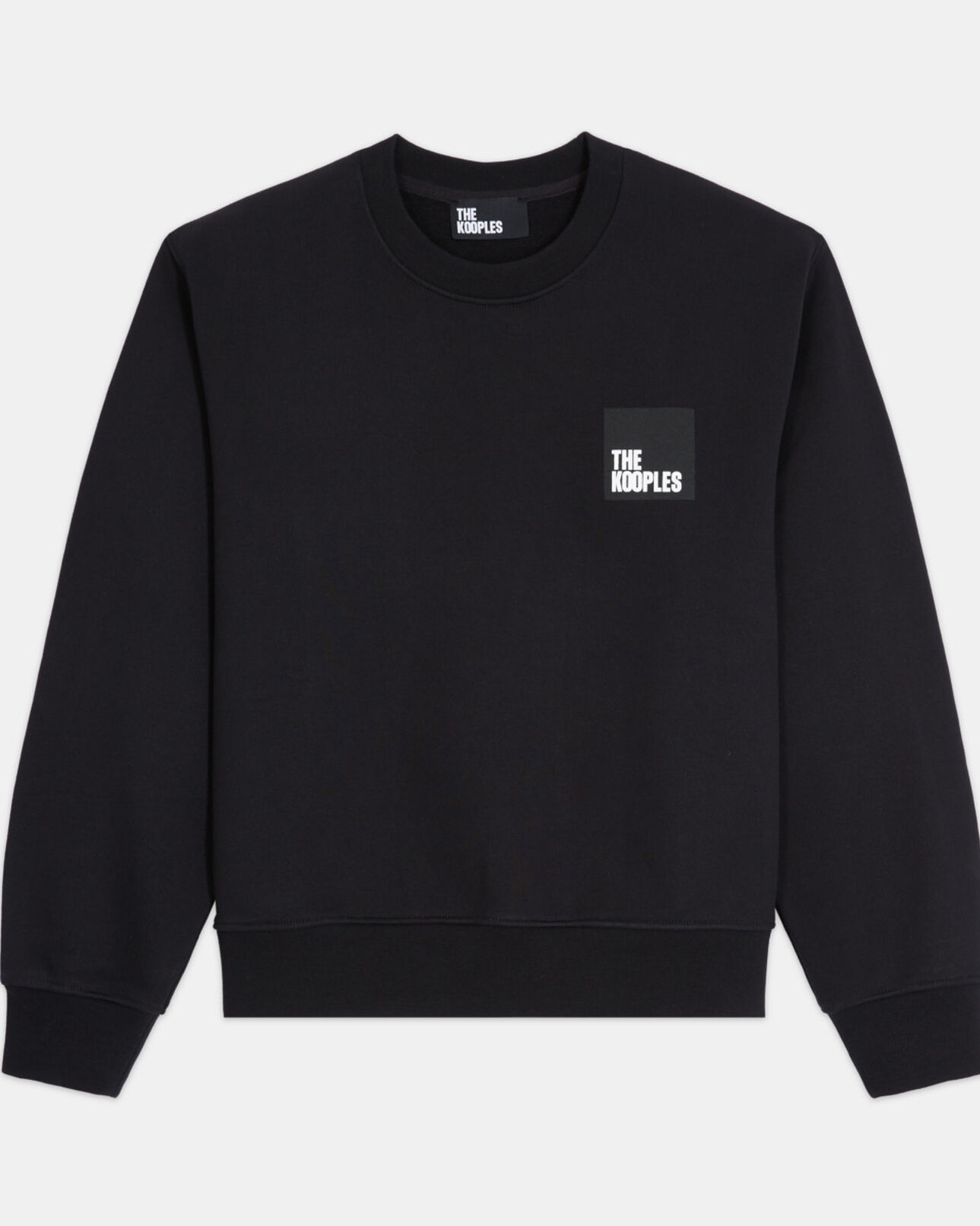 The Kooples MUJER BLACK sudadera algodón negra