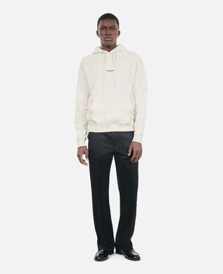 The Kooples H OFF WHITE black logo hoodie
