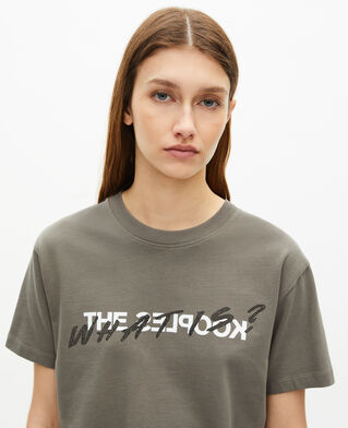 The Kooples WOMEN OLIVE KAKI khaki what is t-shirt