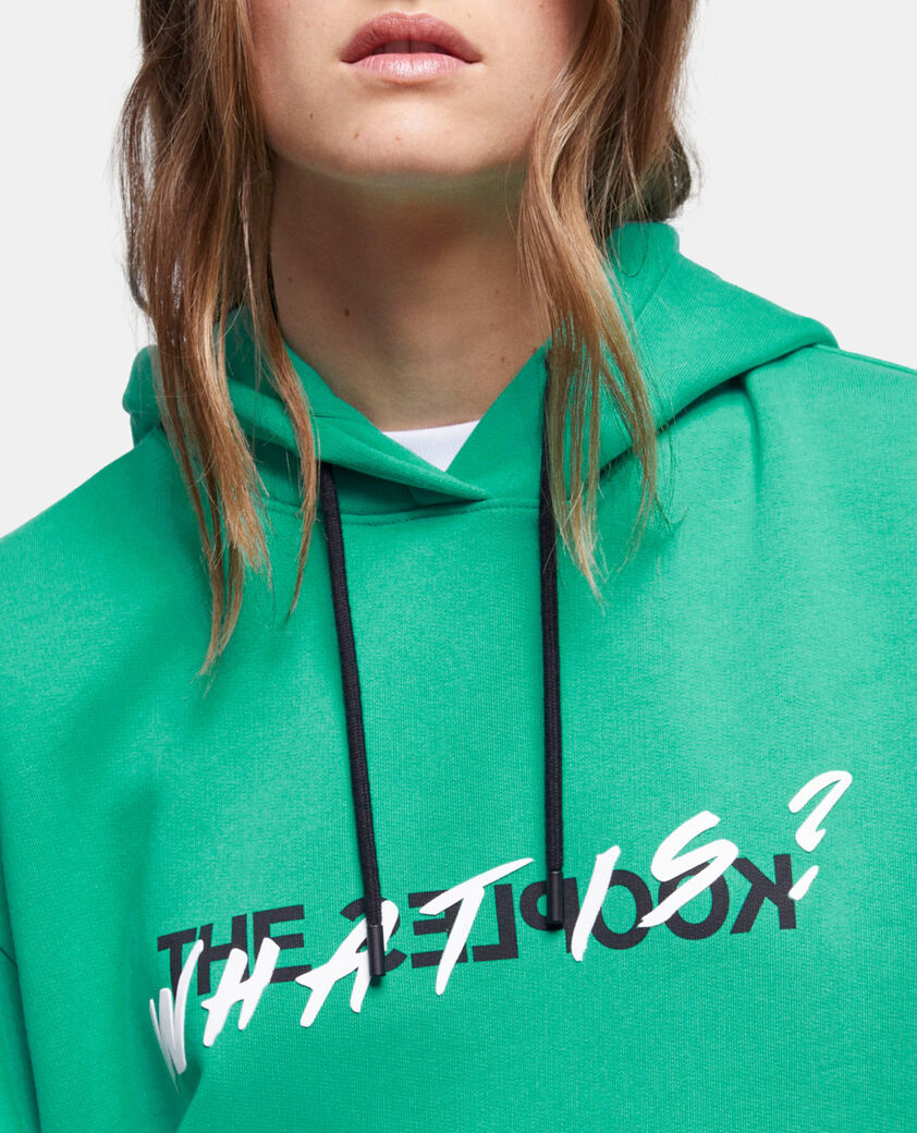 The Kooples WOMEN GREEN green what is sweatshirt