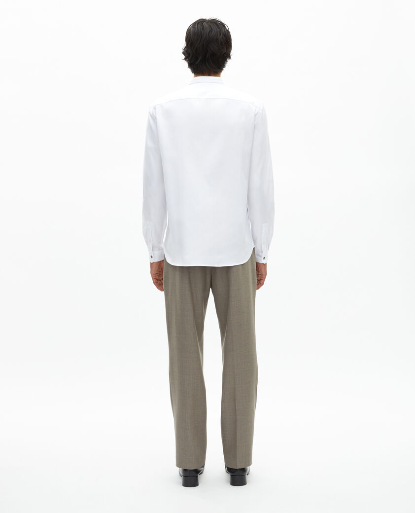 The Kooples HOMBRE WHITE camisa blanca de etiqueta