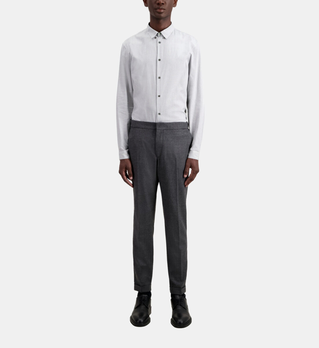 Gray cheap flannel pants
