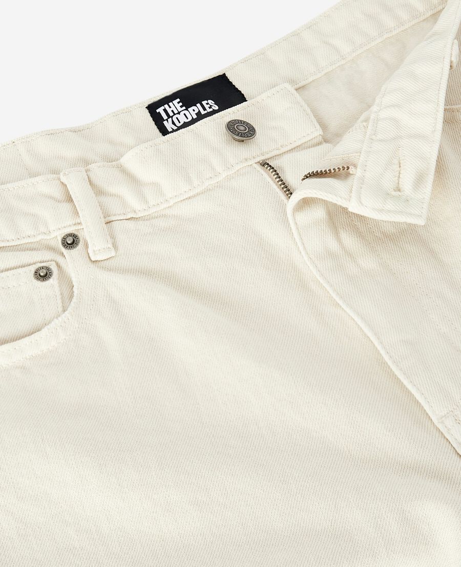 The Kooples H ECRU ecru straight jeans