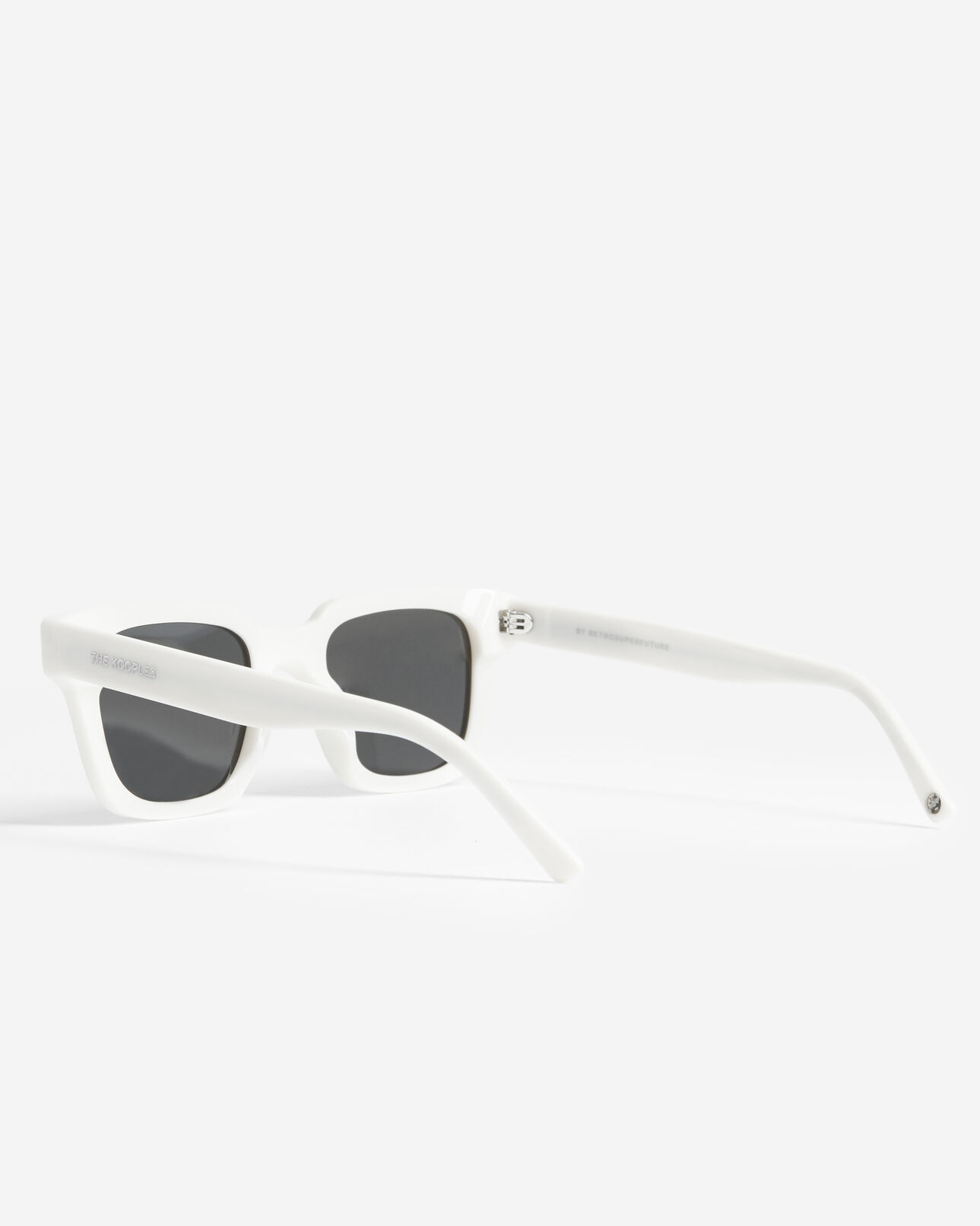 The Kooples FEMME WHITE lunettes de soleil blues blanches