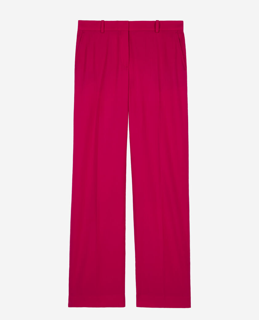 The Kooples WOMEN CHERRY red wool suit trousers