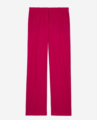 The Kooples WOMEN CHERRY red wool suit trousers