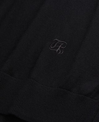 The Kooples H BLACK black merino wool sweater