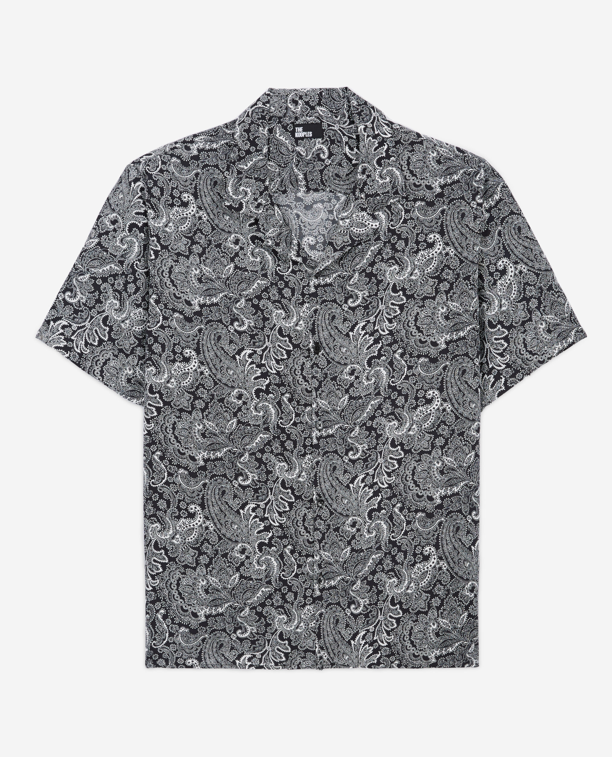 Chemise imprimée blanche et noire, BLACK WHITE, hi-res image number null