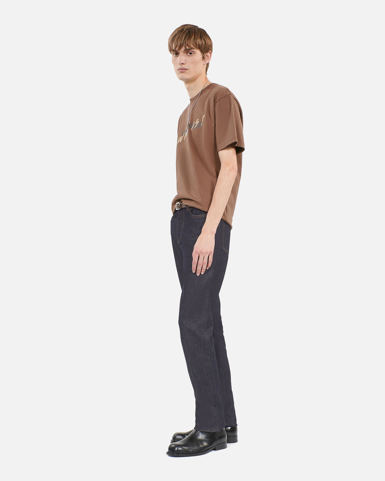 The Kooples HOMME BLUE RINSE jean slim bleu denim