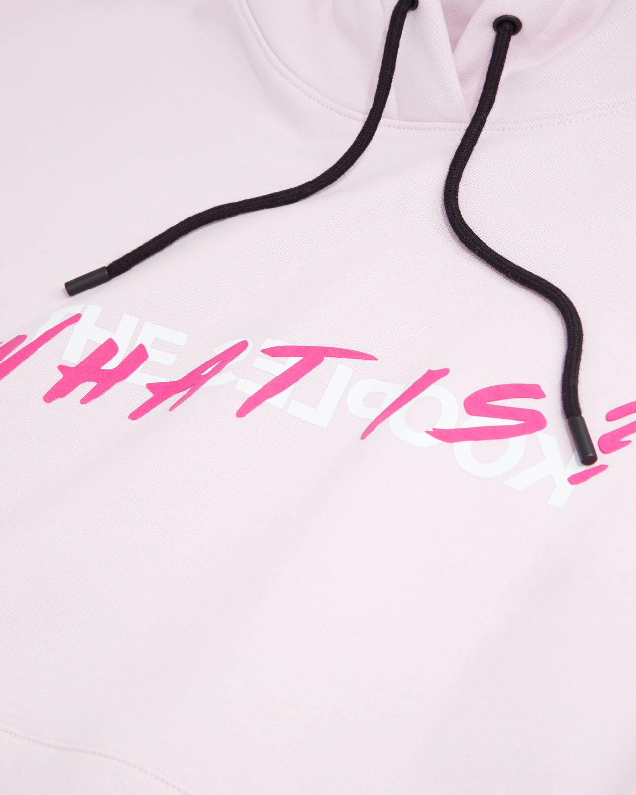The Kooples FEMME PALE PINK sweatshirt à capuche what is rose