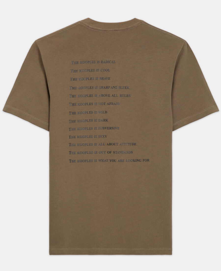 khaki and leopard print what is t-shirt
