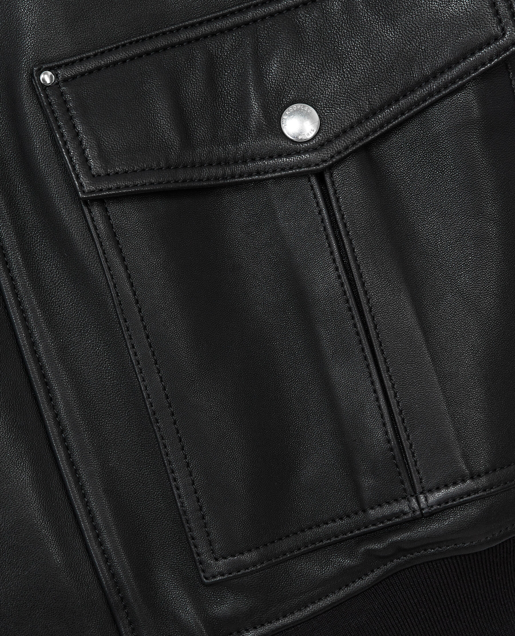 Blouson cuir aviateur a col