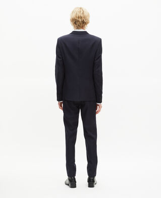 The Kooples MEN DARK NAVY super 100s navy wool suit pants