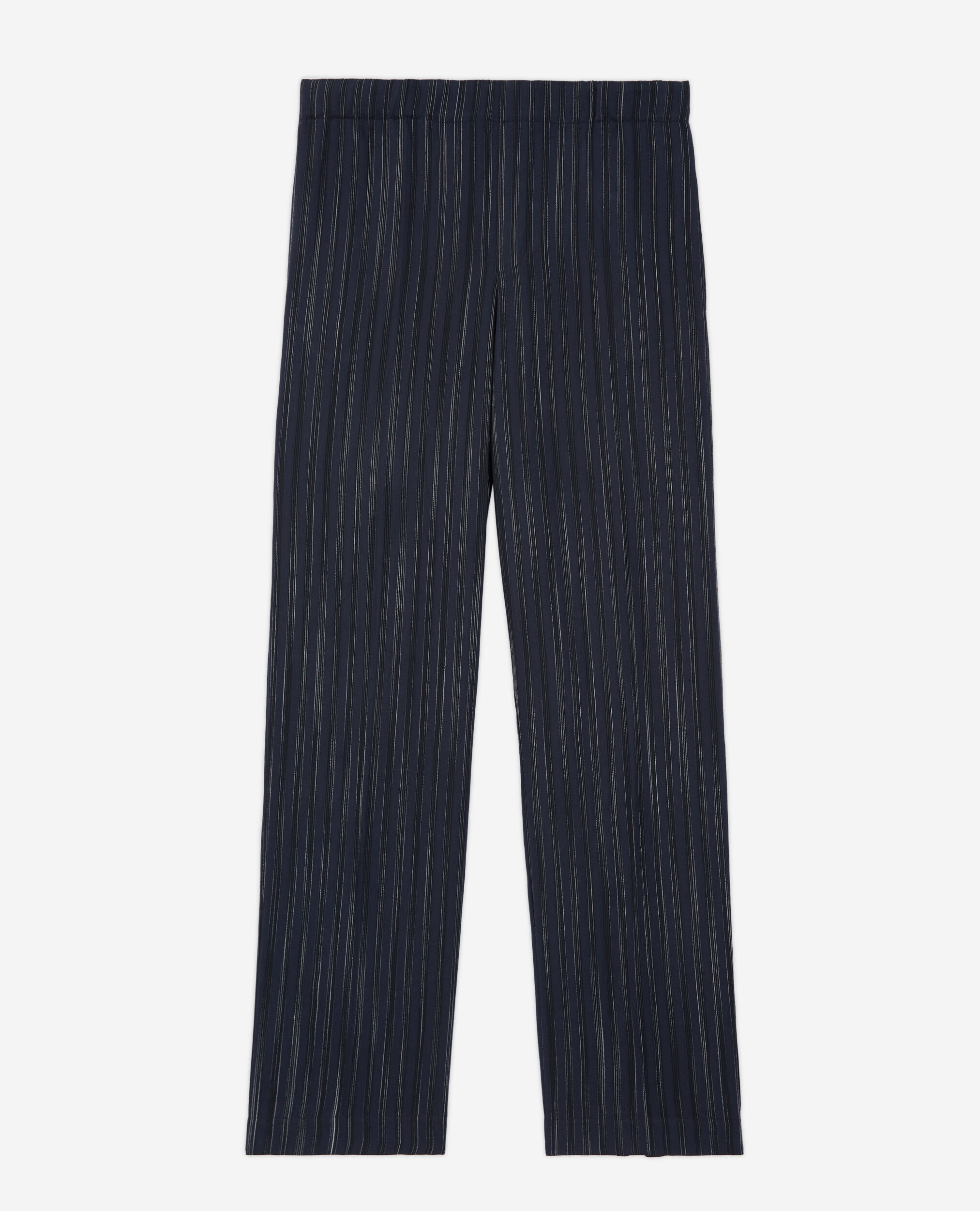 Navy blue 2024 striped pants