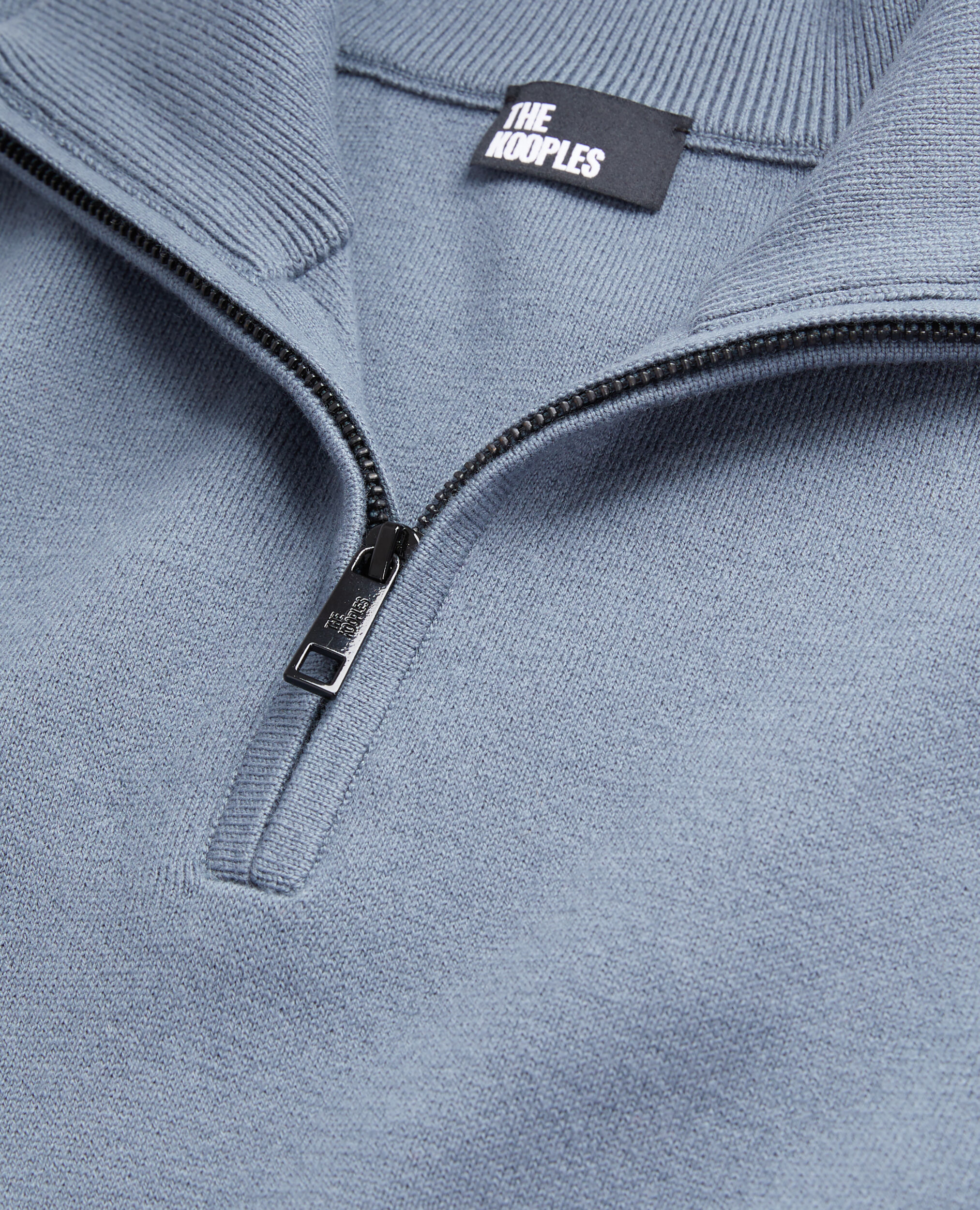 Pull bleu avec logo debossé, BLUE GREY, hi-res image number null