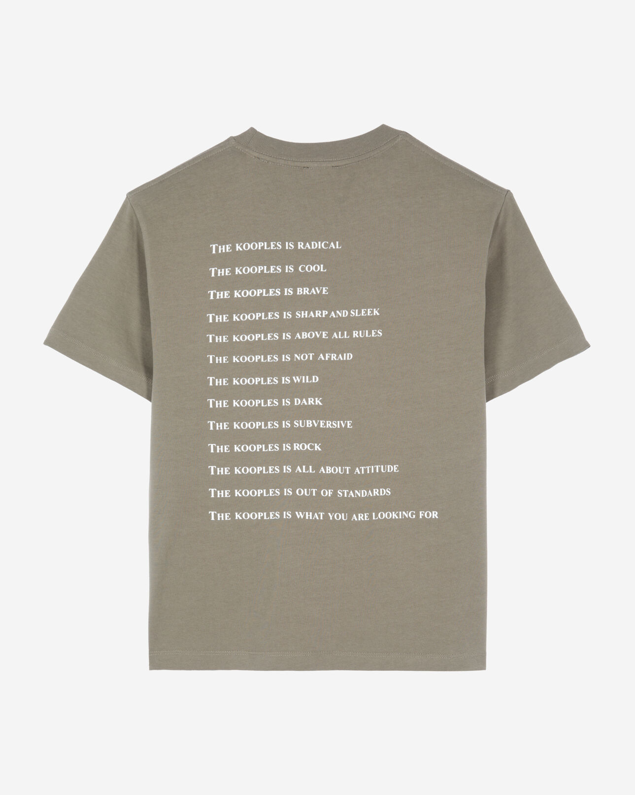 The Kooples FEMME OLIVE KAKI t-shirt what is kaki