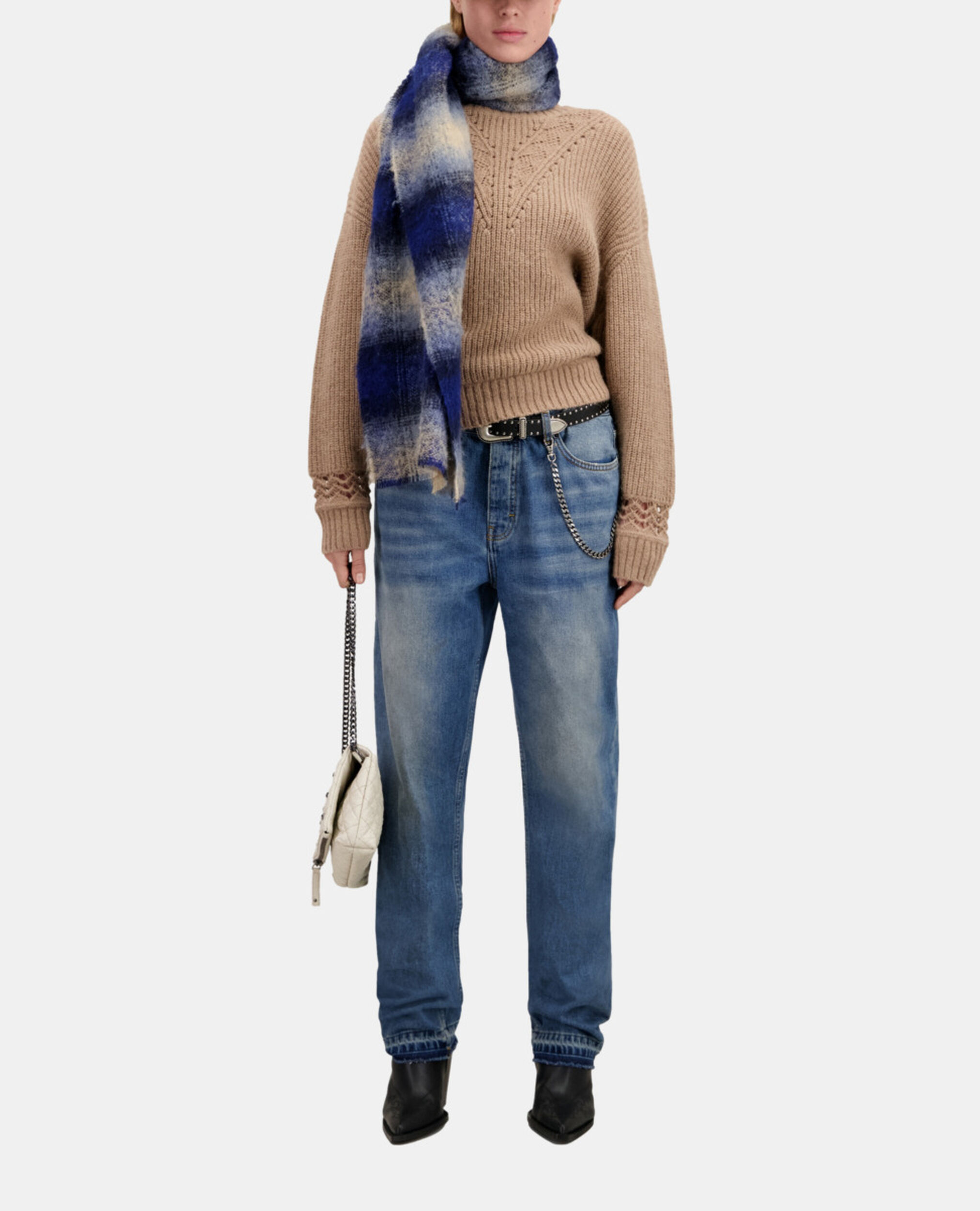 Camel wool-blend sweater, BROWN-BEIGE, hi-res image number null