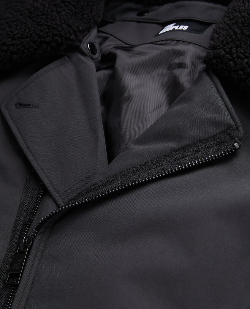 The Kooples HERREN BLACK schwarze bomberjacke