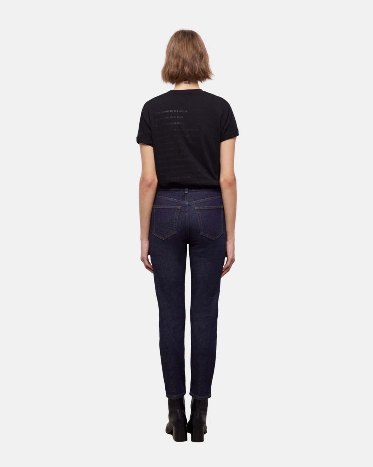 The Kooples MUJER BLUE BRUT vaqueros slim azules