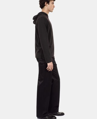 The Kooples HOMBRE BLACK WASHED camiseta capucha negra manga larga locations