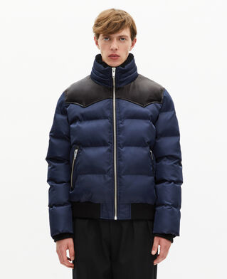 The Kooples HOMME NAVY doudoune &agrave; traitement d&eacute;perlant marine