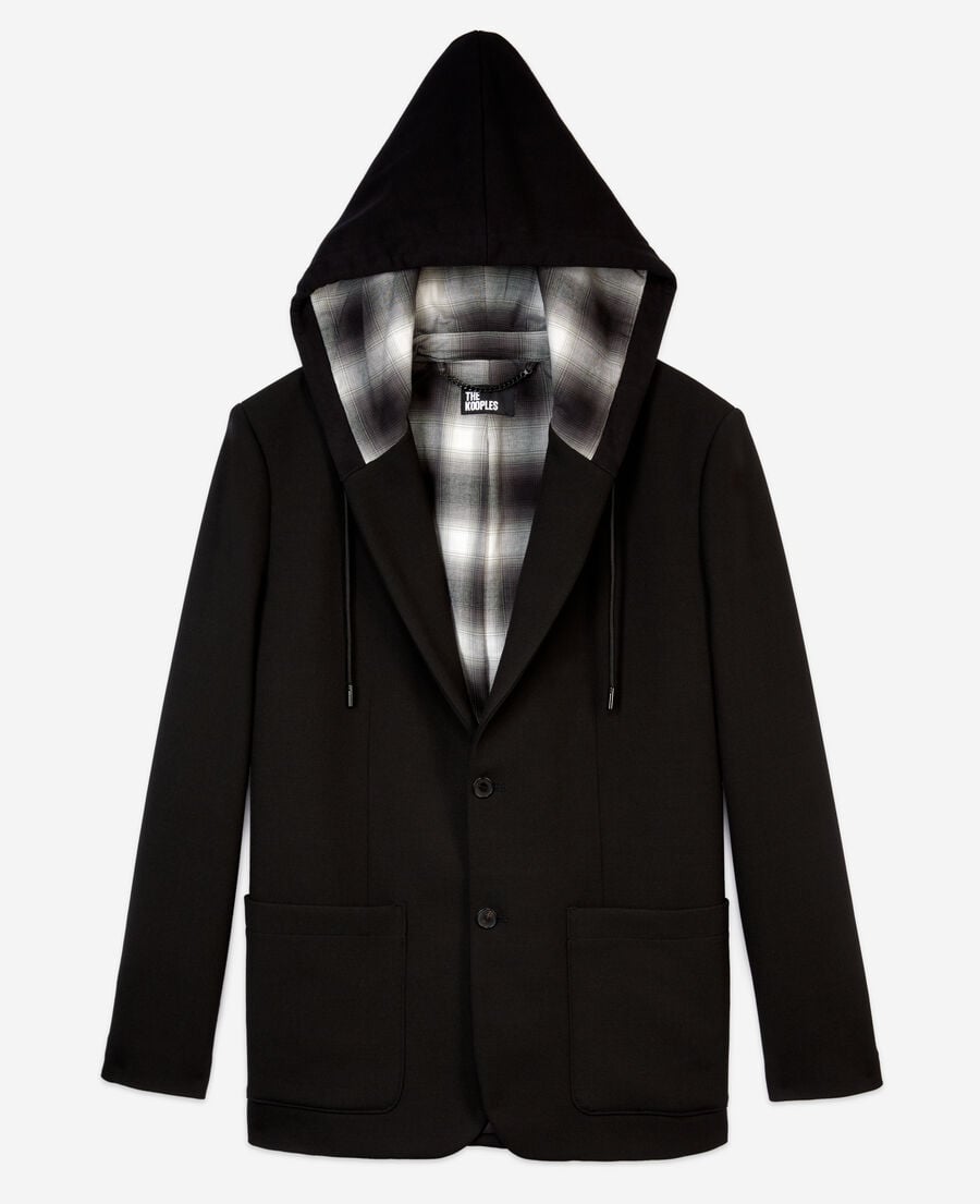 The Kooples H BLACK black jacket with hood