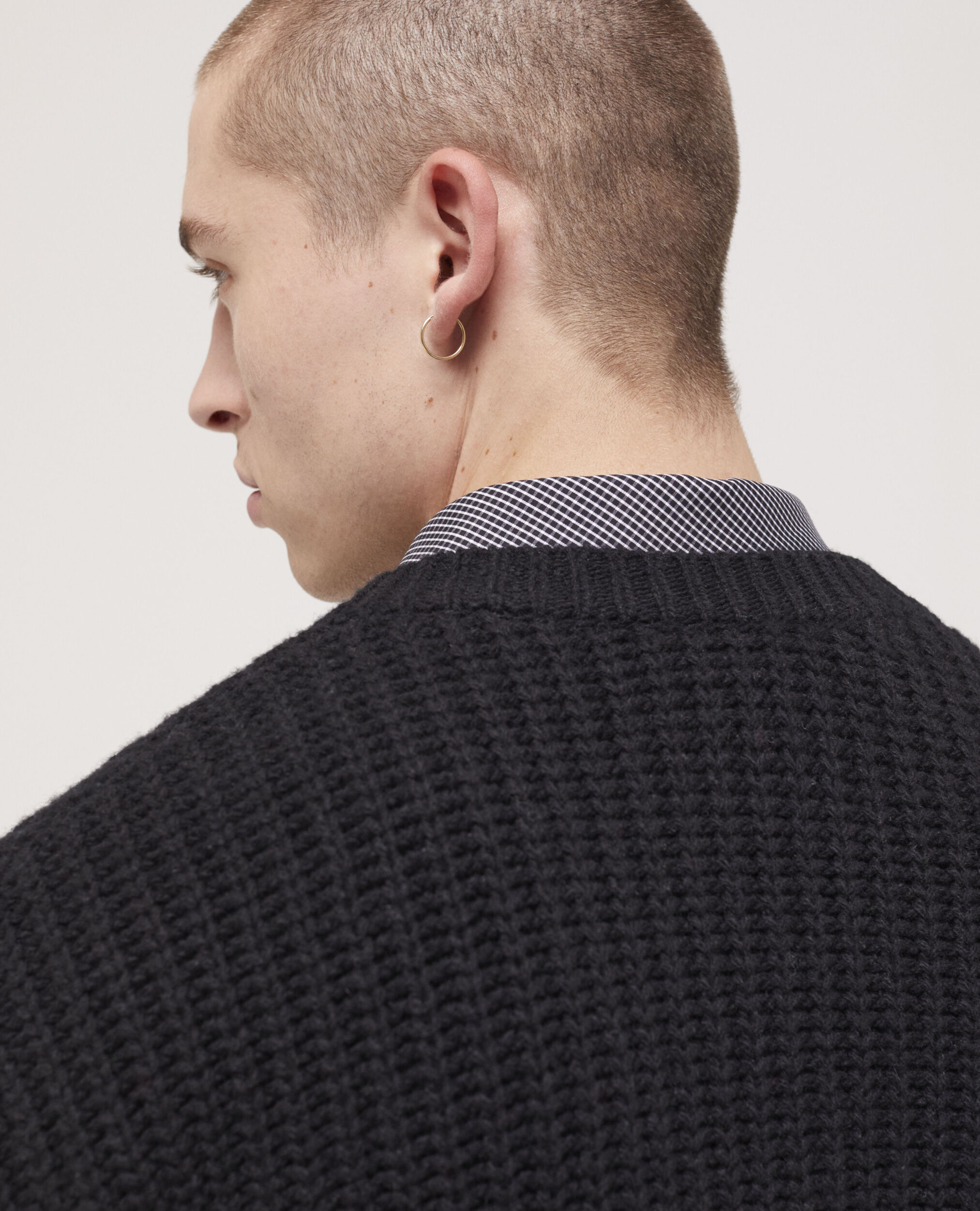 Black buttoned cardigan The Kooples UK