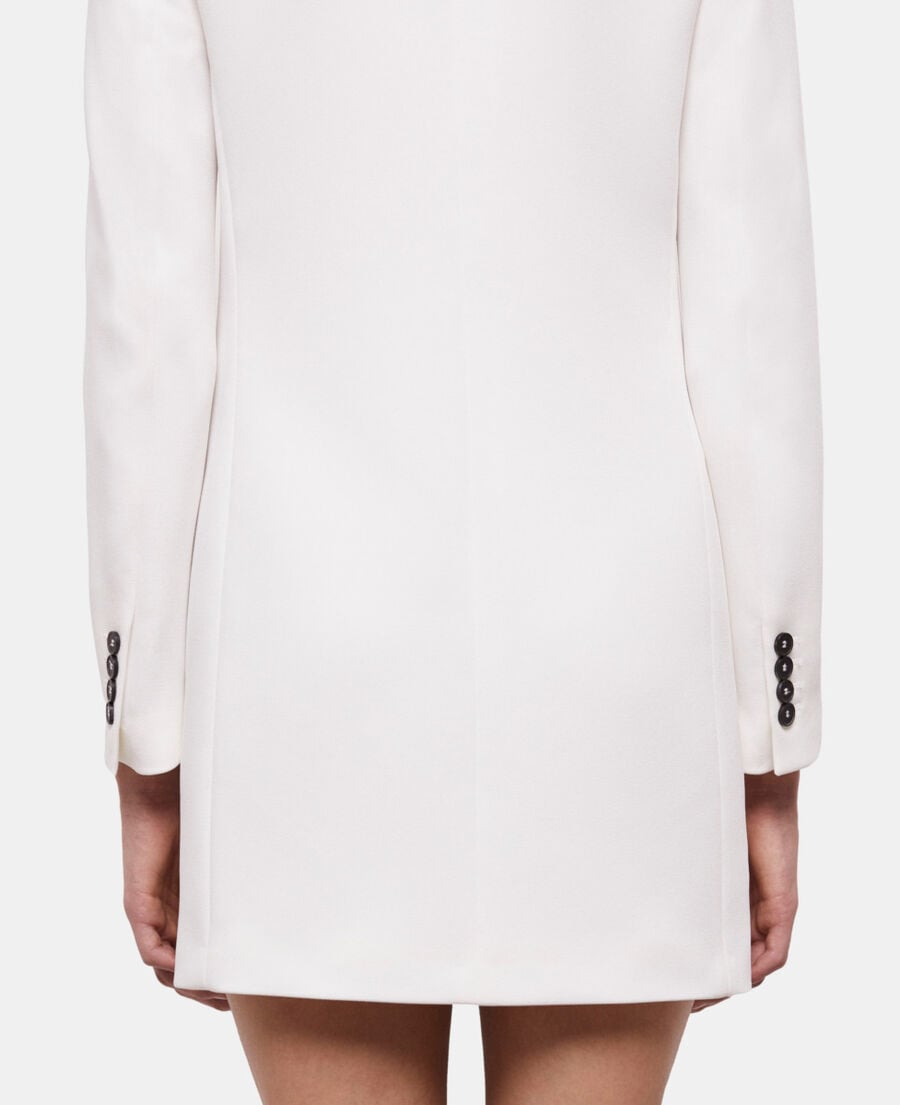 The Kooples DAMEN ECRU kurzes, ecrufarbenes kleid