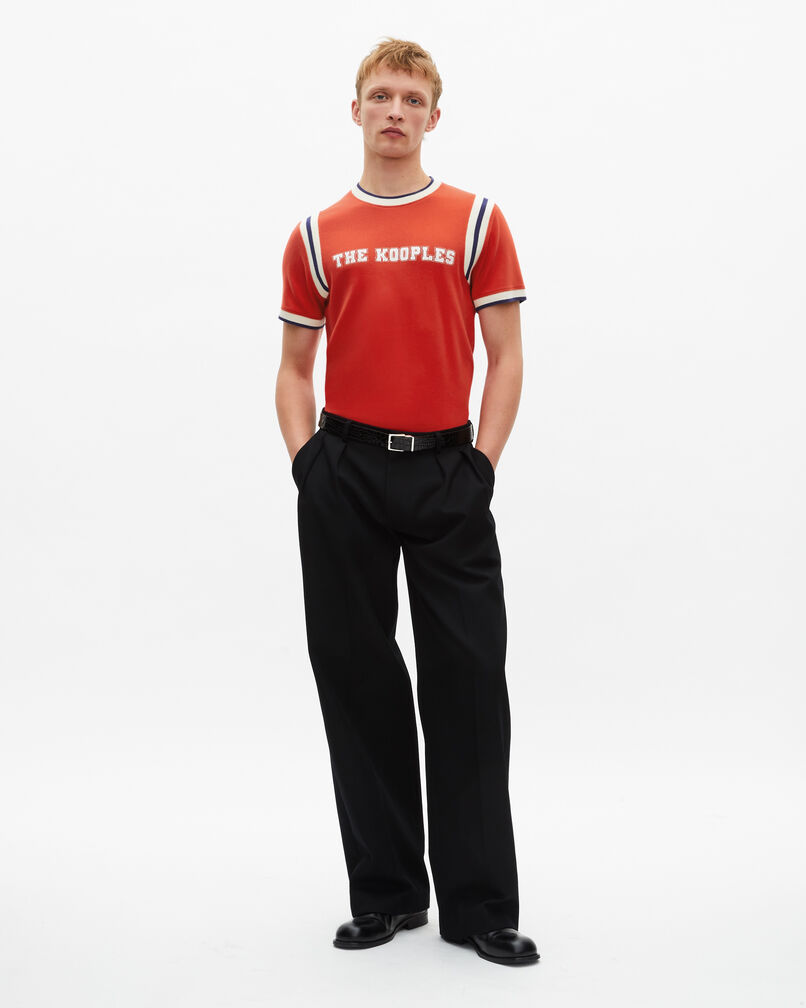 The Kooples MEN RED red logo t-shirt