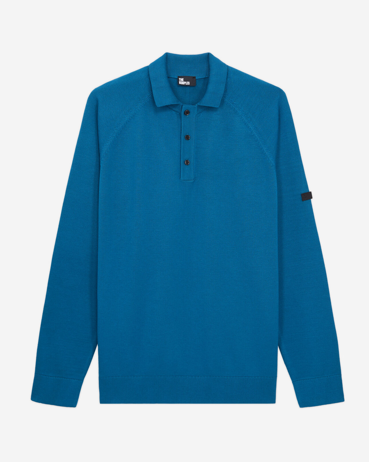 The Kooples HOMME MEDIUM BLUE polo bleu en maille